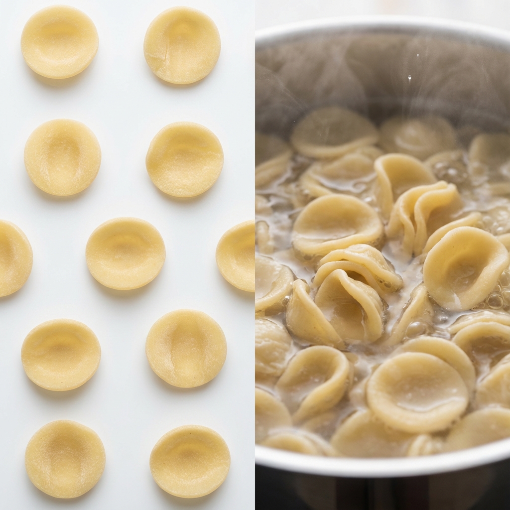 Transformation of flat pasta into 3D shapes via boiling